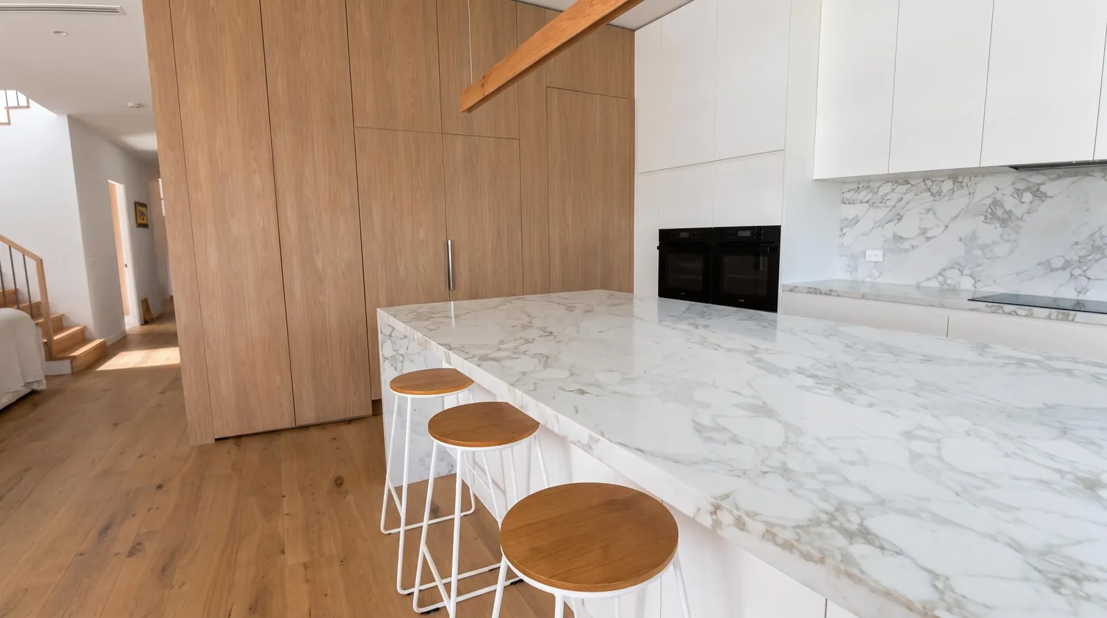 Eleganto Gold marble island by Melbourne Marble Designs